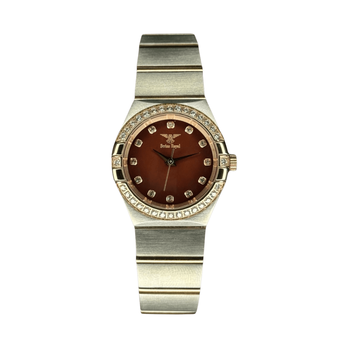 Galaxy Silver Rose - Brown Dial