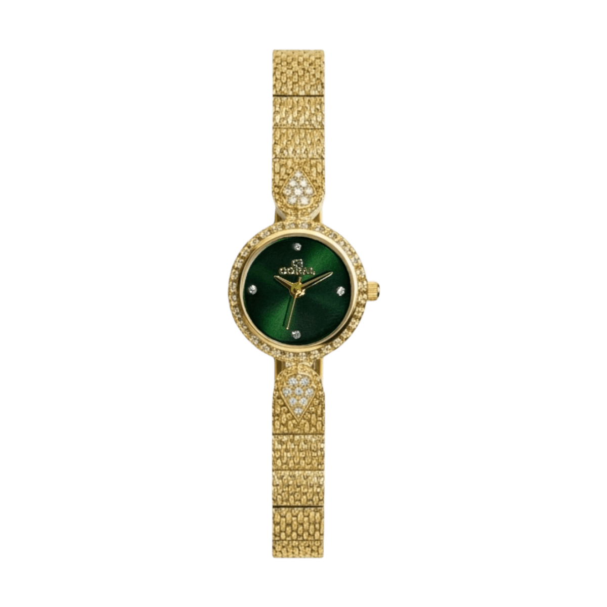 Gold - Coral Classic Green Dial