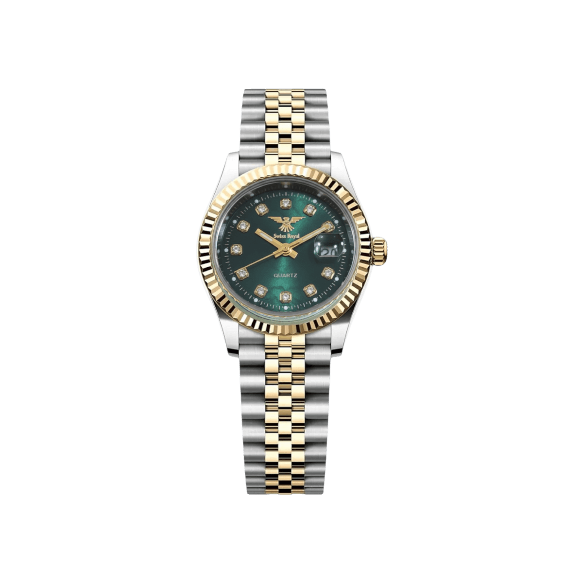 Silver Datejust - Green Dial