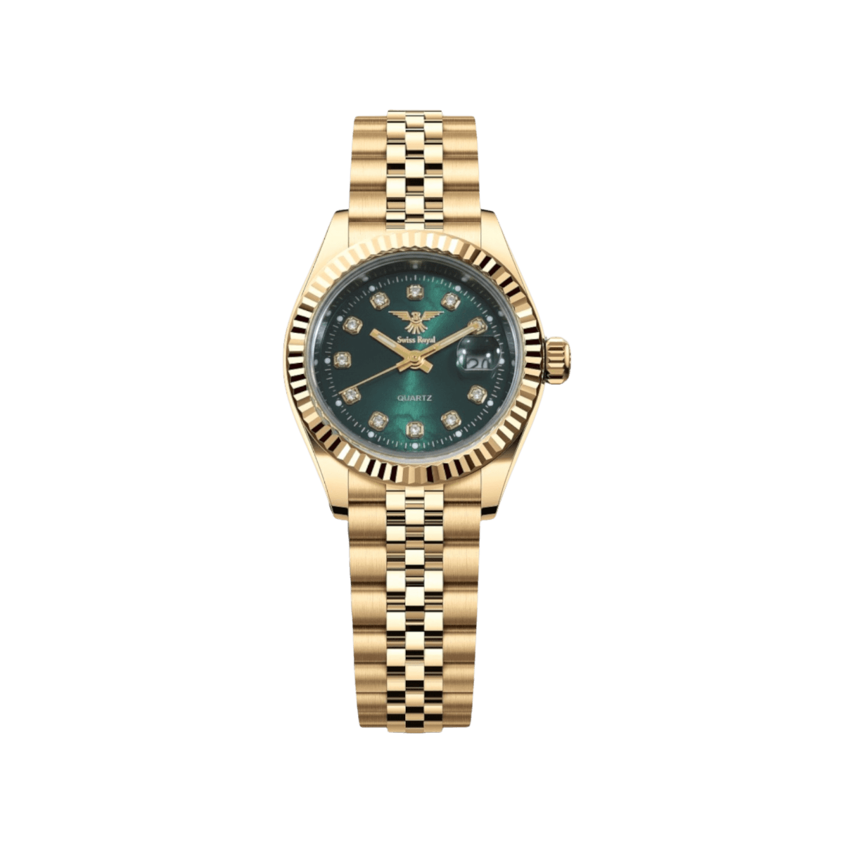 Gold Datejust - Green Dial