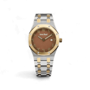Signature Watch Silver - Brown Arabic Dial
