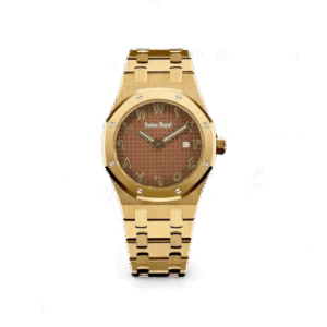 Signature Watch Gold - Brown Arabic Dial