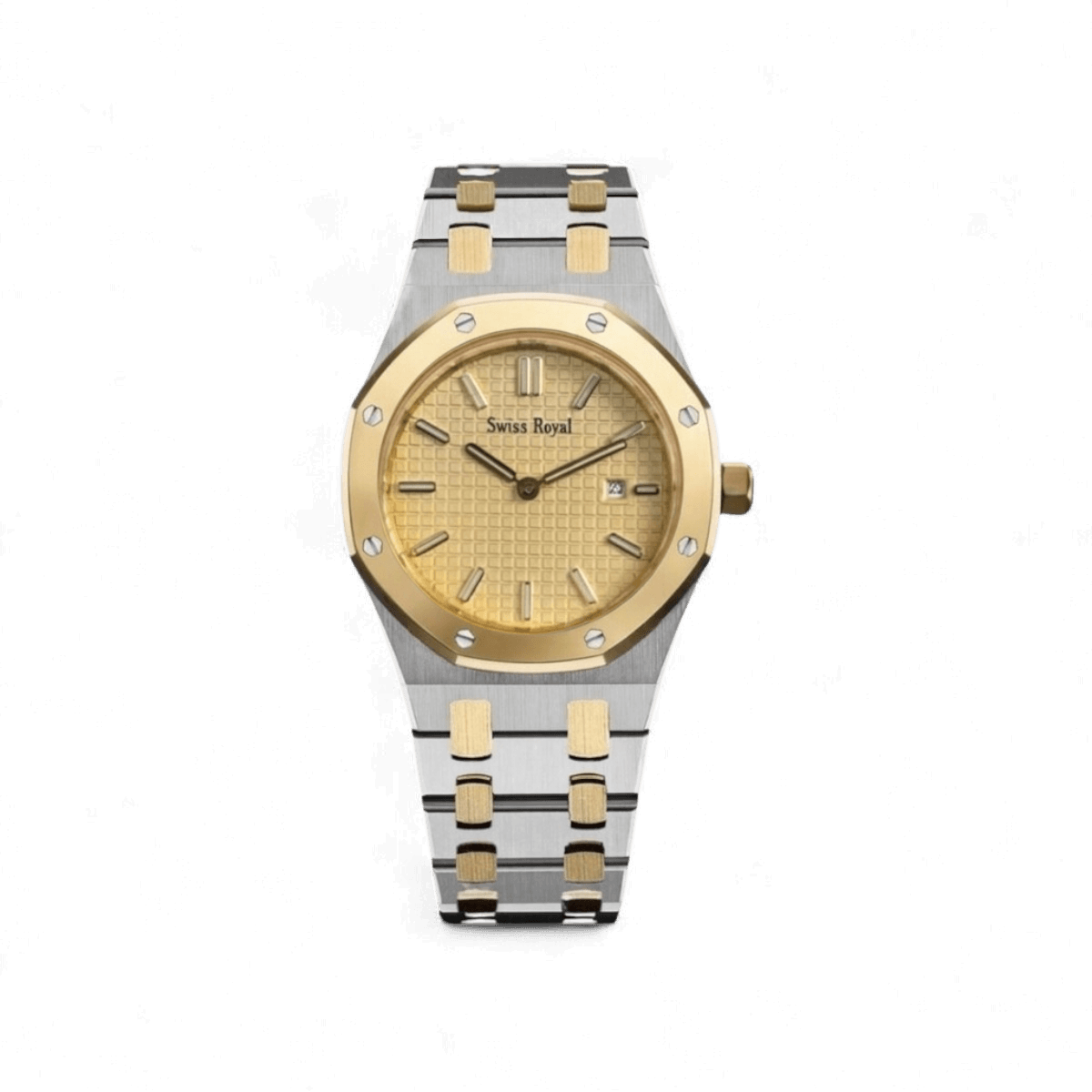 Signature Watch Silver - Gold Dial
