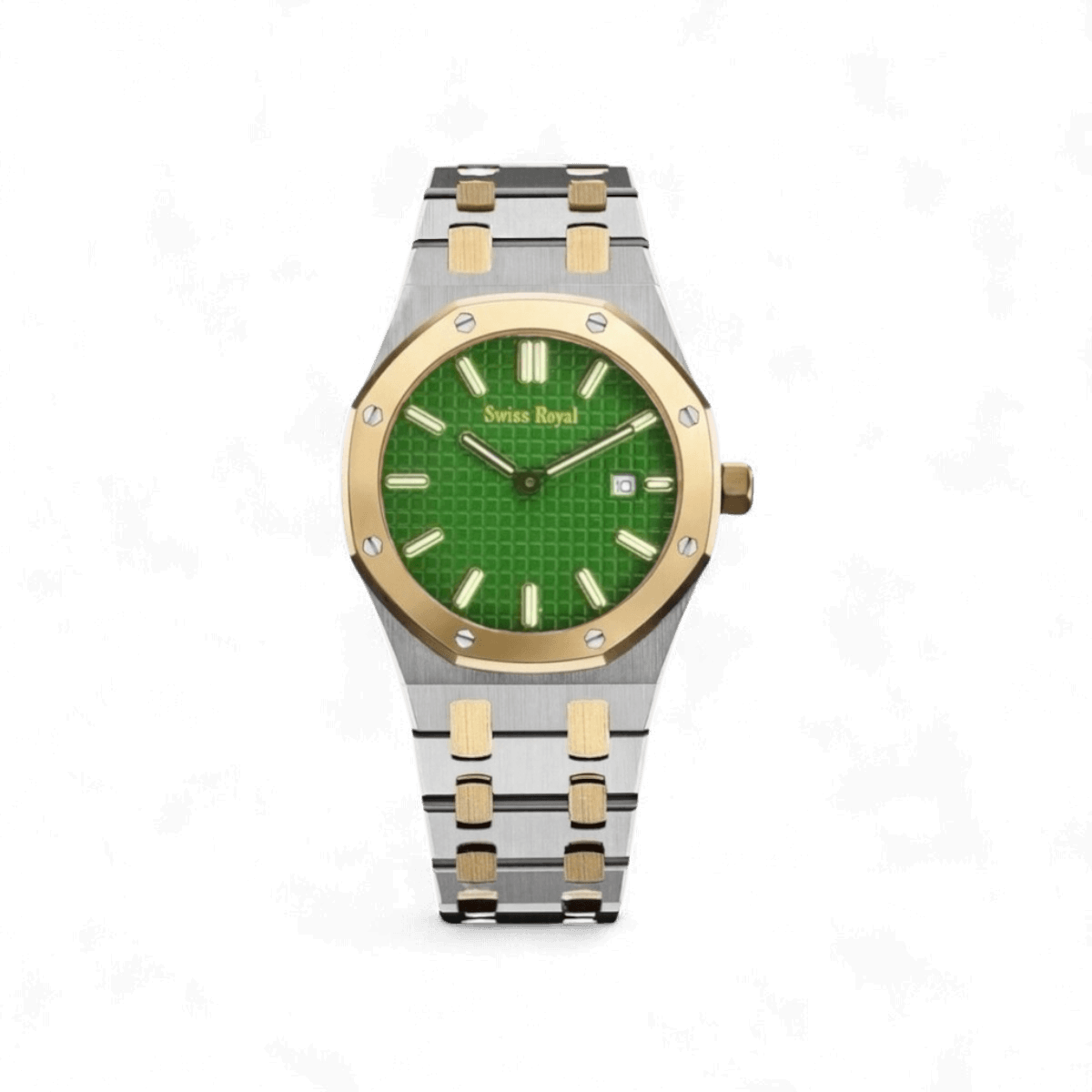 Signature Watch Silver - Green Dial
