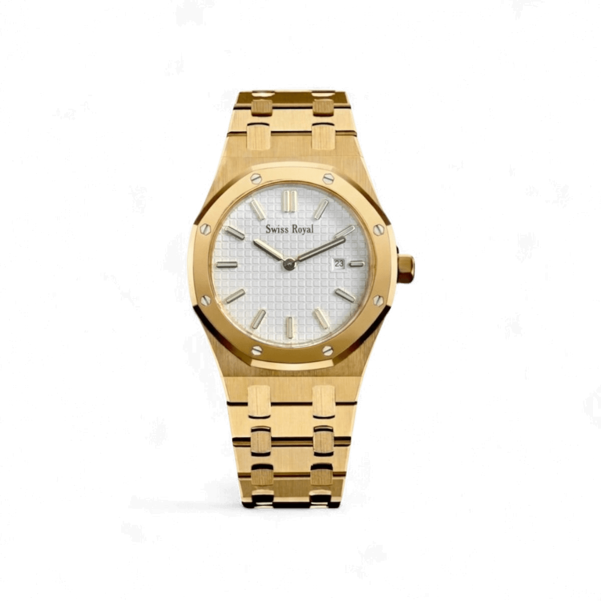 Signature Watch Gold - White Dial